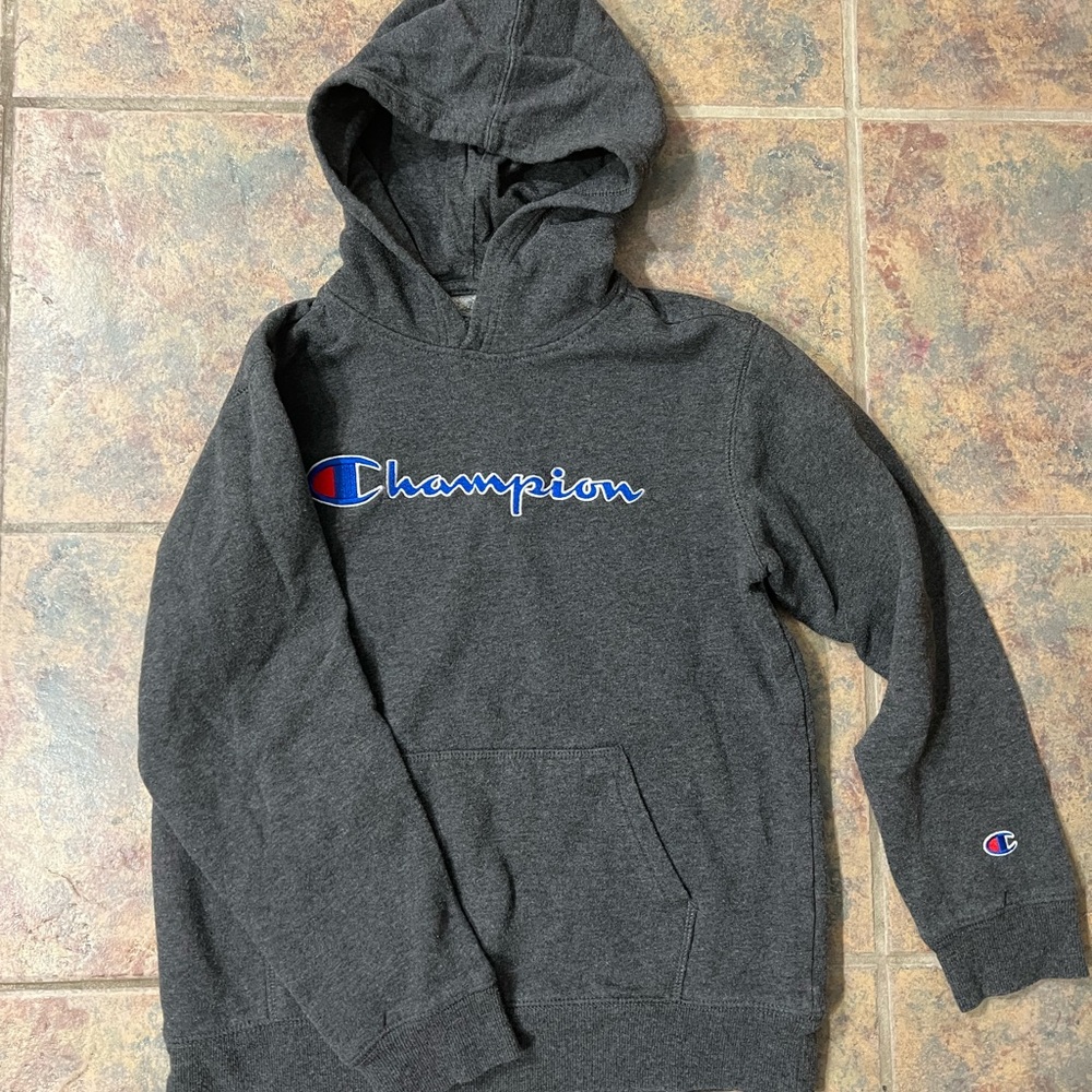 champion | youth large grey sweatshirt